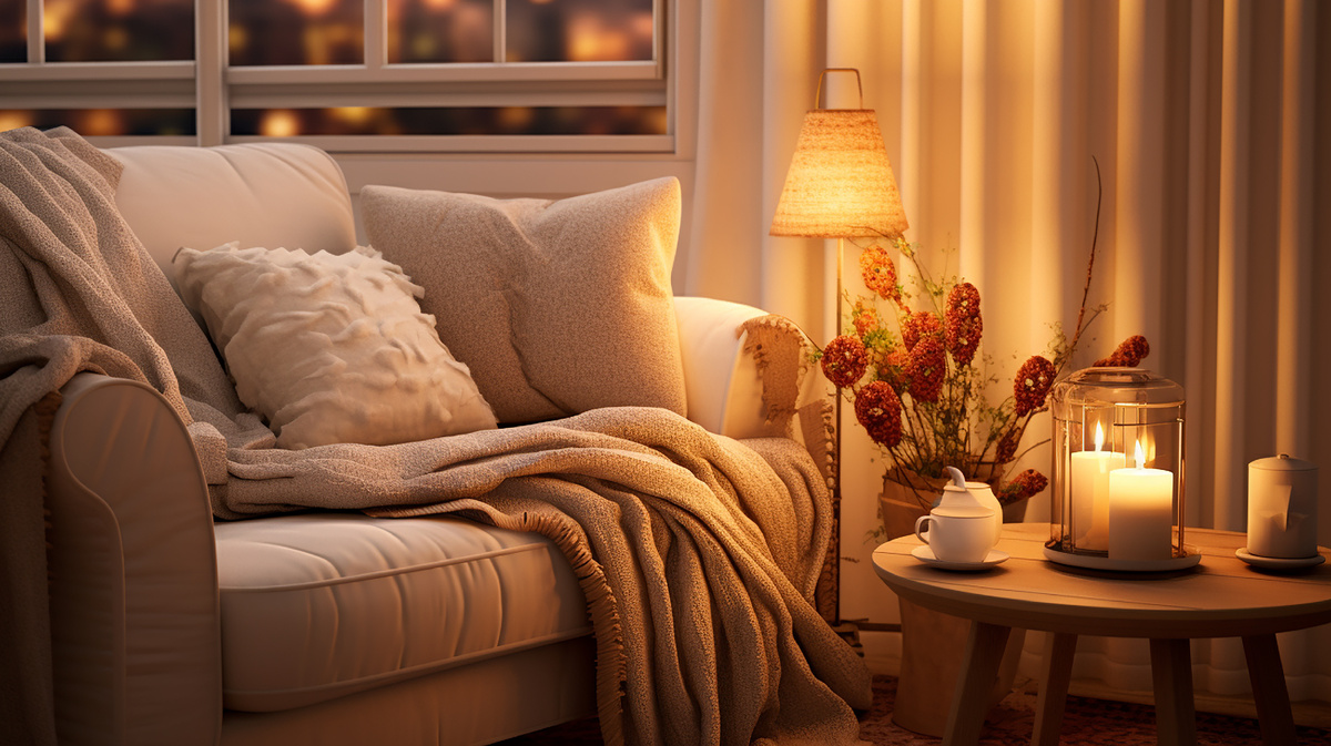 Soft daylight in a quiet corner suited to wind-down reading at home